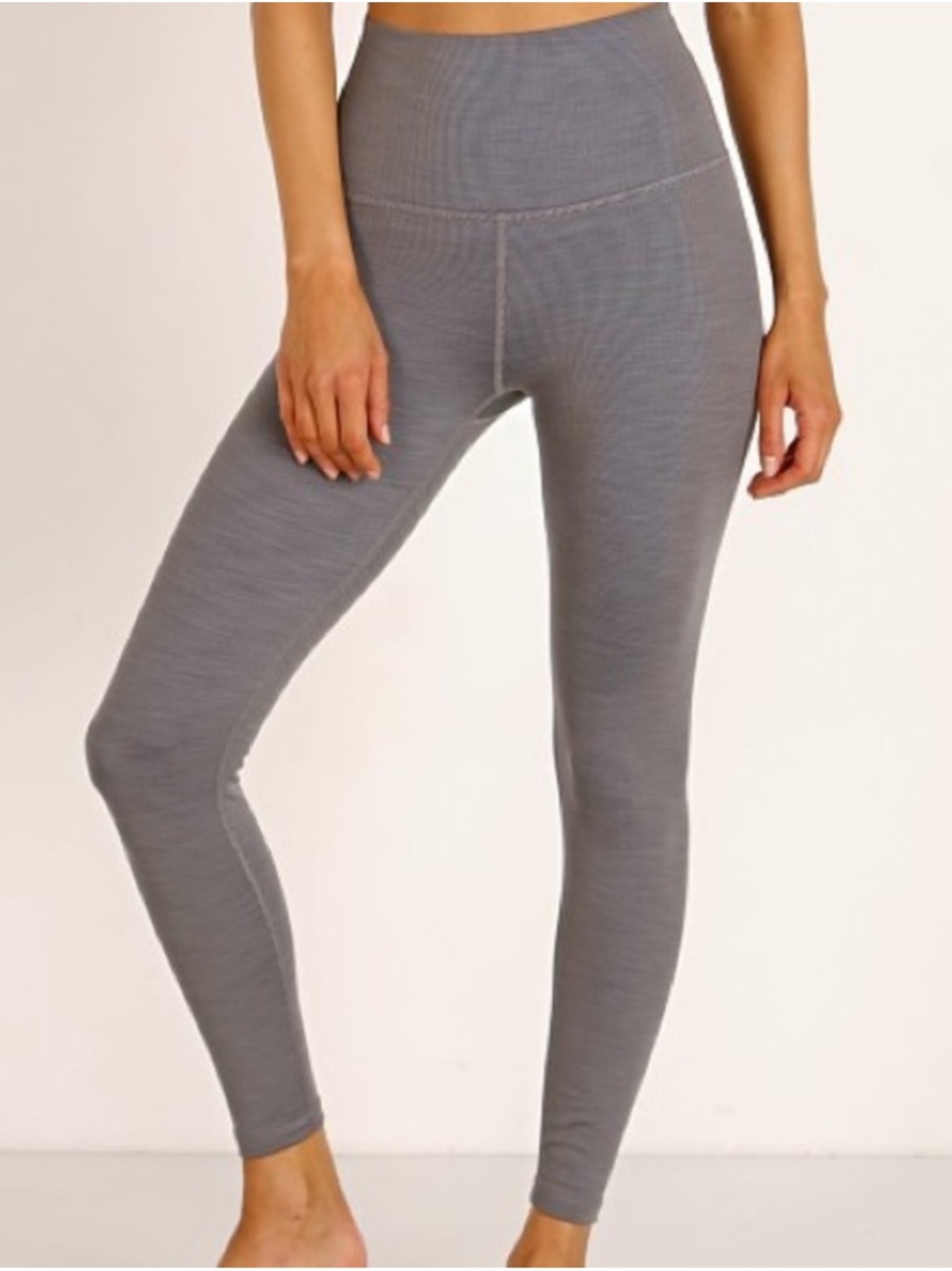 Beyond Yoga Heather Rib High Waisted 7/8 Leggings Size Medium